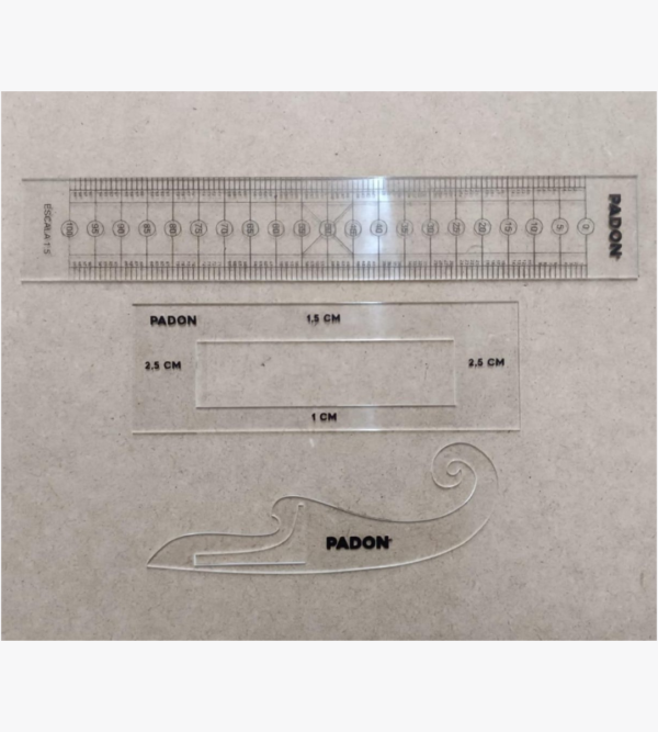 Kit Réguas para Técnicas de Modelagem